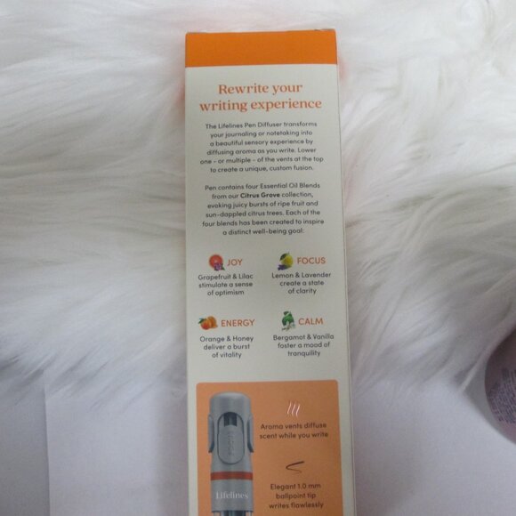 Lifelines PEN diffuser Essential Oil Pen w/ ink refill CItrus Grove AROMAtherapy - Picture 5 of 5